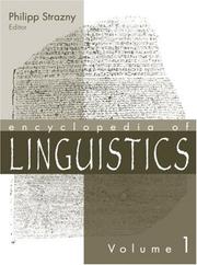 Cover of: Encyclopedia of Linguistics by Philipp Strazny