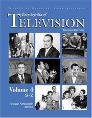 Cover of: Encyclopedia of Television by Horace Newcomb