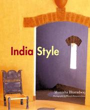 Cover of: India Style by Monisha Bharadwaj