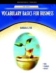 Cover of: Vocabulary Basics for Business (NetEffect Series)