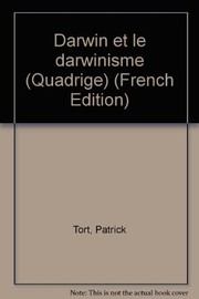 Cover of: Darwin et le darwinisme by Patrick Tort