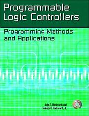 Cover of: Programmable Logic Controllers by John R. Hackworth, Frederick D. Hackworth