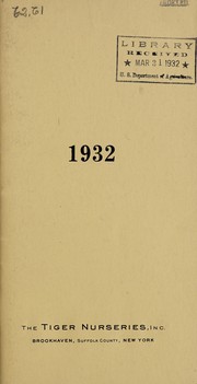 Cover of: 1932