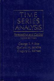 Cover of: Time series analysis by George E. P. Box
