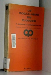 Cover of: Le socialisme en danger