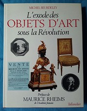 Cover of: La France à l'encan, 1789-1799 by Michel Beurdeley