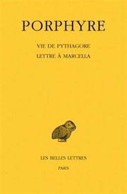 Cover of: Vie de Pythagore ; Lettre à Marcella