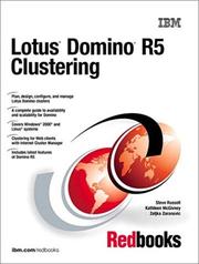 Cover of: Lotus Domino R5 clustering by Steve Russell