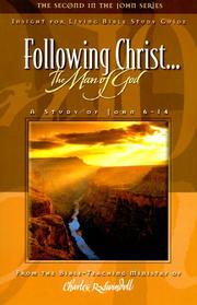 Cover of: Following Christ the Man of God by Charles R. Swindoll