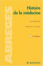 Cover of: Histoire de la médecine