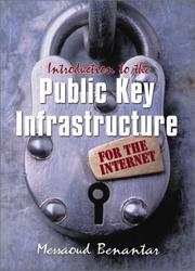 Cover of: Introduction to the public key infrastructure for the Internet