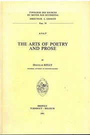 Cover of: The arts of poetry and prose | Douglas Kelly