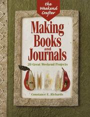 Cover of: Making books and journals: 20 great weekend projects