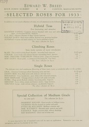 Selected roses for 1933