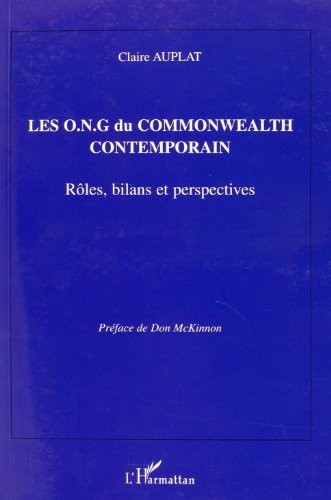 Les ONG du Commonwealth contemporain (French Edition) by Claire Auplat and Don McKinnon