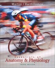 Cover of: Essentials of Anatomy and Physiology (3rd Edition) by Frederic Martini, Edwin F. Bartholomew