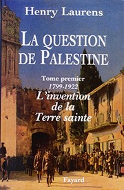 Cover of: La question de Palestine (French Edition)