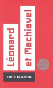 Cover of: Leonard et Machiavel (French Edition) by Patrick Boucheron