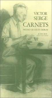 Cover of: Carnets