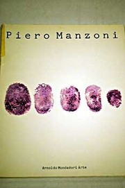 Cover of: Piero Manzoni