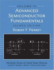 Cover of: Advanced Semiconductor Fundamentals (2nd Edition) by Robert F. Pierret, Robert F. Pierret