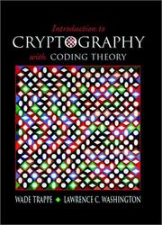 Introduction to cryptography by Wade Trappe