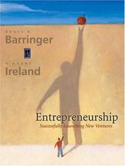 Cover of: Entrepreneurship by Bruce R. Barringer, R. Duane Ireland
