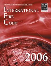 Cover of: 2006 International Fire Code - Looseleaf Version: Looseleaf Version (International Fire Code (Looseleaf))