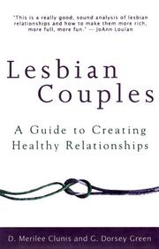 Cover of: Lesbian Couples: A Guide to Creating Healthy Relationships
