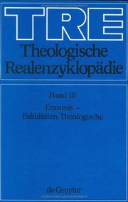 Cover of: Erasmus - Fakultaten, Theologische (German Edition) by 