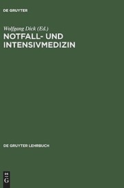Cover of: Notfall- Und Intensivmedizin (de Gruyter Lehrbuch) (German Edition)