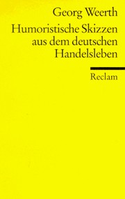 Cover of: Humoristische Skizzen aus dem deutschen Handelsleben
