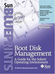 Cover of: Boot Disk Management: A Guide for the Solaris Operating Environment