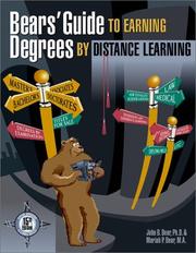 Cover of: Bears' Guide to Earning Degrees by Distance Learning