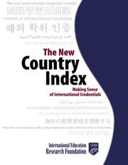 The New Country Index by International Education Research Foundation