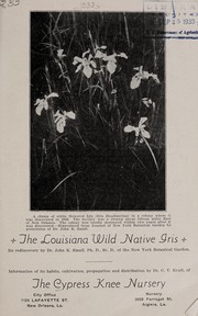 Cover of: The Louisiana wild native Iris | C. V. Kraft