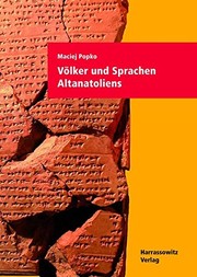 Cover of: Volker Und Sprachen Altanatoliens (German Edition)