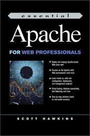 Cover of: Essential Apache for Web Professionals