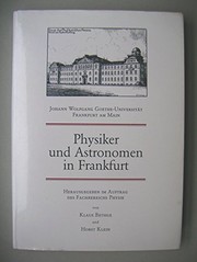 Cover of: Physiker und Astronomen in Frankfurt (German Edition)