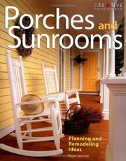 Cover of: Porches and Sunrooms: Planning and Remodeling Ideas