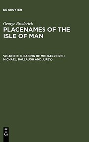 Cover of: Placenames of the Isle of Man | George Broderick