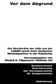 Cover of: Vor dem Abgrund (Schriftenreihe Der Vierteljahrshefte Fur Zeitgeschichte Sond) (German Edition)