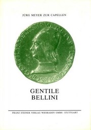 Gentile Bellini by Jürg Meyer zur Capellen