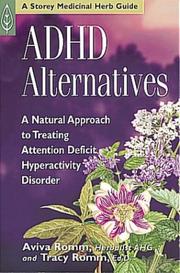 ADHD alternatives by Aviva Jill Romm, Aviva J. Romm, Tracy Romm
