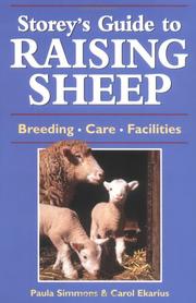 Cover of: Storey's Guide to Raising Sheep by Paula Simmons, Carol Ekarius