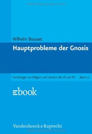 Cover of: Hauptprobleme der Gnosis