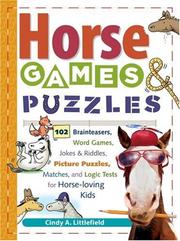 Cover of: Horse Games & Puzzles for Kids by Cindy A. Littlefield