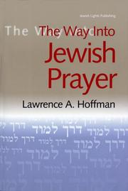 Cover of: The Way into Jewish Prayer (The Way Into) by Rabbi Lawrence A. Hoffman