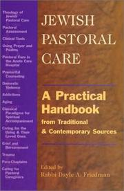 Cover of: Jewish Pastoral Care | Rabbi Dayle A. Friedman