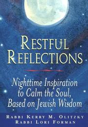 Cover of: Restful Reflections: Nighttime Inspiration to Calm the Soul, Based on Jewish Wisdom